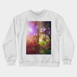 Retro Vintage Tumblr Landscape - Into The Woods Crewneck Sweatshirt